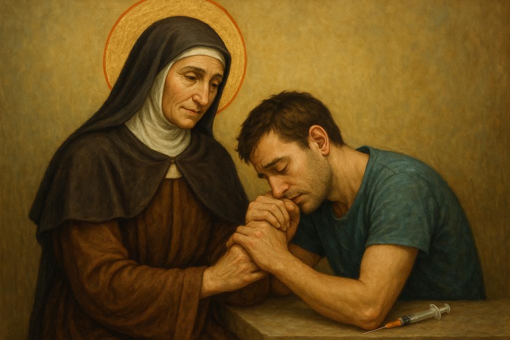 Preghiera a Santa Angela Merici per la Fine della Sofferenza dei Tossicodipendenti